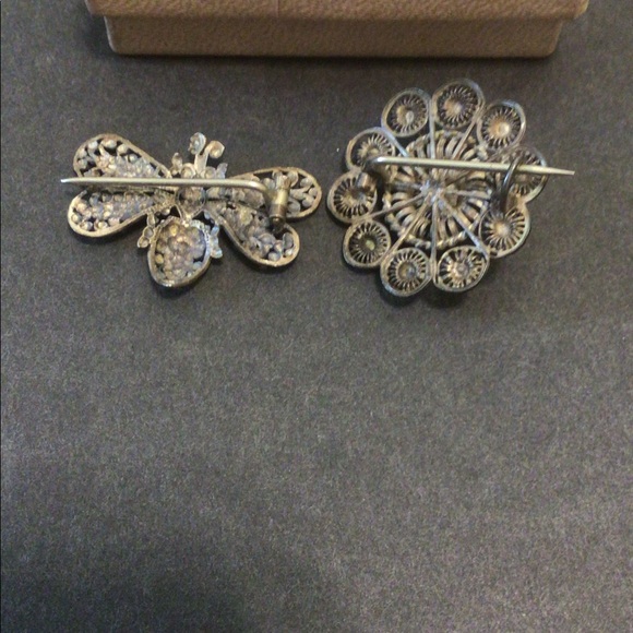 (2) Early 1900’s European Brooches w/original box - Picture 4 of 5